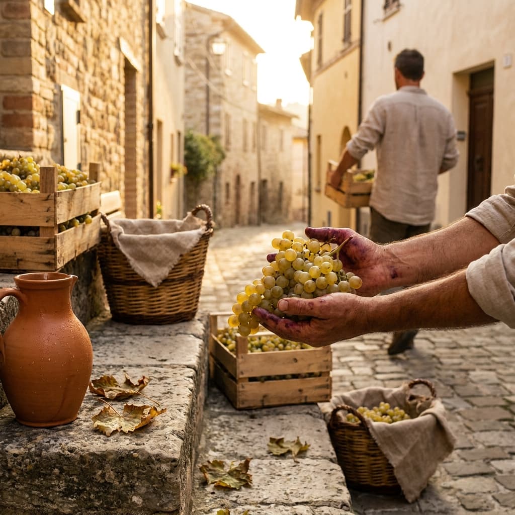 Cupramontana: quando l'uva invade il paese e nasce il Verdicchio
